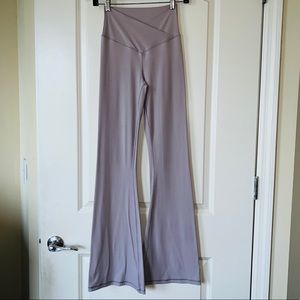 Aerie Offline Real Me High Waisted Crossover Flare Legging - Cocoa Cream